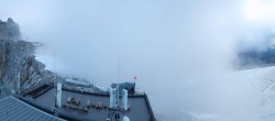 Archiv Foto Webcam Dachstein Gletscher: Panoramablick von der Bergstation 05:00