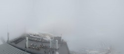 Archiv Foto Webcam Dachstein Gletscher: Panoramablick von der Bergstation 13:00