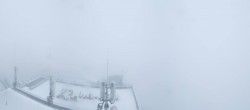 Archiv Foto Webcam Dachstein Gletscher: Panoramablick von der Bergstation 06:00