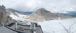 Archiv Foto Webcam Dachstein Gletscher: Panoramablick von der Bergstation 15:00