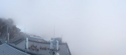Archiv Foto Webcam Dachstein Gletscher: Panoramablick von der Bergstation 05:00
