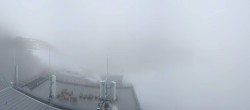 Archiv Foto Webcam Dachstein Gletscher: Panoramablick von der Bergstation 15:00