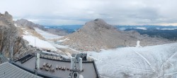 Archiv Foto Webcam Dachstein Gletscher: Panoramablick von der Bergstation 07:00