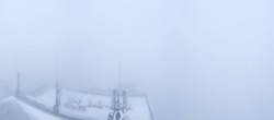 Archiv Foto Webcam Dachstein Gletscher: Panoramablick von der Bergstation 05:00
