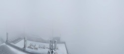 Archiv Foto Webcam Dachstein Gletscher: Panoramablick von der Bergstation 07:00