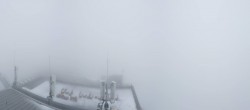 Archiv Foto Webcam Dachstein Gletscher: Panoramablick von der Bergstation 09:00