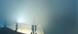 Archiv Foto Webcam Dachstein Gletscher: Panoramablick von der Bergstation 23:00