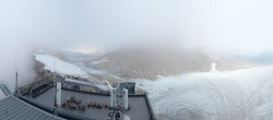 Archiv Foto Webcam Dachstein Gletscher: Panoramablick von der Bergstation 07:00