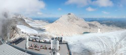 Archiv Foto Webcam Dachstein Gletscher: Panoramablick von der Bergstation 11:00