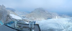 Archiv Foto Webcam Dachstein Gletscher: Panoramablick von der Bergstation 03:00