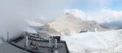 Archived image Panoramic webcam view at the Dachstein Glacier 09:00