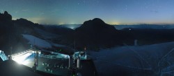 Archiv Foto Webcam Dachstein Gletscher: Panoramablick von der Bergstation 03:00