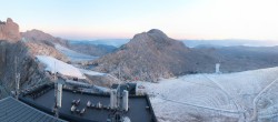 Archiv Foto Webcam Dachstein Gletscher: Panoramablick von der Bergstation 03:00