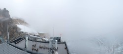 Archiv Foto Webcam Dachstein Gletscher: Panoramablick von der Bergstation 15:00