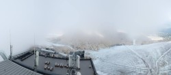 Archiv Foto Webcam Dachstein Gletscher: Panoramablick von der Bergstation 12:00