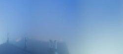 Archiv Foto Webcam Dachstein Gletscher: Panoramablick von der Bergstation 19:00