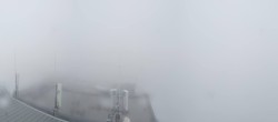 Archiv Foto Webcam Dachstein Gletscher: Panoramablick von der Bergstation 13:00
