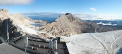 Archiv Foto Webcam Dachstein Gletscher: Panoramablick von der Bergstation 07:00