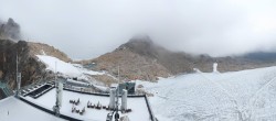 Archiv Foto Webcam Dachstein Gletscher: Panoramablick von der Bergstation 07:00