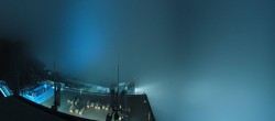 Archiv Foto Webcam Dachstein Gletscher: Panoramablick von der Bergstation 23:00