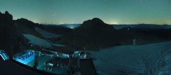 Archiv Foto Webcam Dachstein Gletscher: Panoramablick von der Bergstation 23:00