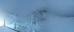 Archiv Foto Webcam Dachstein Gletscher: Panoramablick von der Bergstation 23:00