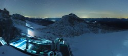 Archiv Foto Webcam Dachstein Gletscher: Panoramablick von der Bergstation 03:00