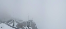 Archiv Foto Webcam Dachstein Gletscher: Panoramablick von der Bergstation 09:00