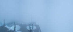 Archiv Foto Webcam Dachstein Gletscher: Panoramablick von der Bergstation 23:00