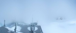 Archiv Foto Webcam Dachstein Gletscher: Panoramablick von der Bergstation 01:00