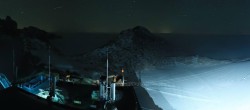 Archived image Panoramic webcam view at the Dachstein Glacier 01:00