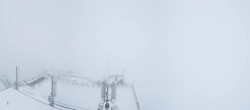 Archiv Foto Webcam Dachstein Gletscher: Panoramablick von der Bergstation 15:00