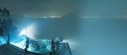 Archiv Foto Webcam Dachstein Gletscher: Panoramablick von der Bergstation 23:00