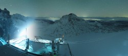 Archiv Foto Webcam Dachstein Gletscher: Panoramablick von der Bergstation 23:00
