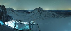 Archiv Foto Webcam Dachstein Gletscher: Panoramablick von der Bergstation 03:00