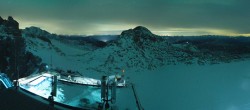 Archiv Foto Webcam Dachstein Gletscher: Panoramablick von der Bergstation 23:00