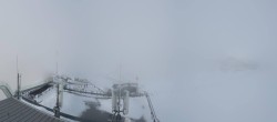 Archiv Foto Webcam Dachstein Gletscher: Panoramablick von der Bergstation 13:00