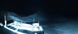 Archiv Foto Webcam Dachstein Gletscher: Panoramablick von der Bergstation 01:00
