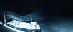 Archiv Foto Webcam Dachstein Gletscher: Panoramablick von der Bergstation 03:00