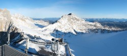 Archiv Foto Webcam Dachstein Gletscher: Panoramablick von der Bergstation 07:00