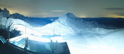 Archiv Foto Webcam Dachstein Gletscher: Panoramablick von der Bergstation 03:00