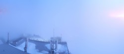 Archiv Foto Webcam Dachstein Gletscher: Panoramablick von der Bergstation 05:00