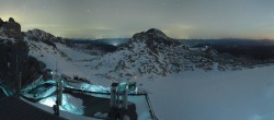 Archiv Foto Webcam Dachstein Gletscher: Panoramablick von der Bergstation 00:00