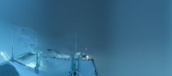 Archiv Foto Webcam Dachstein Gletscher: Panoramablick von der Bergstation 03:00