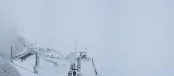 Archiv Foto Webcam Dachstein Gletscher: Panoramablick von der Bergstation 10:00