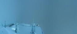 Archiv Foto Webcam Dachstein Gletscher: Panoramablick von der Bergstation 18:00