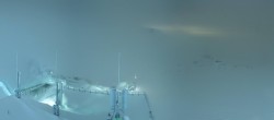 Archiv Foto Webcam Dachstein Gletscher: Panoramablick von der Bergstation 00:00
