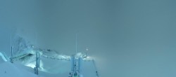 Archiv Foto Webcam Dachstein Gletscher: Panoramablick von der Bergstation 01:00