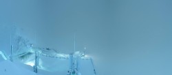 Archiv Foto Webcam Dachstein Gletscher: Panoramablick von der Bergstation 03:00