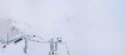 Archiv Foto Webcam Dachstein Gletscher: Panoramablick von der Bergstation 06:00